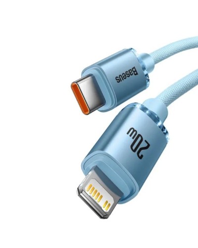 Кабель Baseus Gem Fast-Charging Data Cable USB-C to iP 20W 1m Galaxy Blue (P10373001311-00)