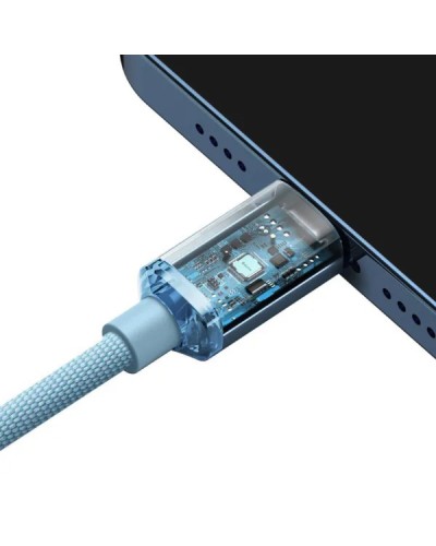 Кабель Baseus Gem Fast-Charging Data Cable USB-C to iP 20W 1m Galaxy Blue (P10373001311-00)