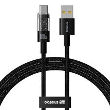 Кабель Baseus Gem Fast-Charging Data Cable USB to USB-C 100W 2m Cluster Black (P10373002111-01)