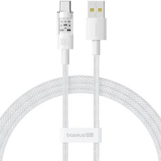 Кабель Baseus Gem Fast-Charging Data Cable USB to USB-C 100W 1m Moon White (P10373002211-00)