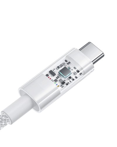 Кабель Baseus Gem Fast-Charging Data Cable USB to USB-C 100W 1m Moon White (P10373002211-00)