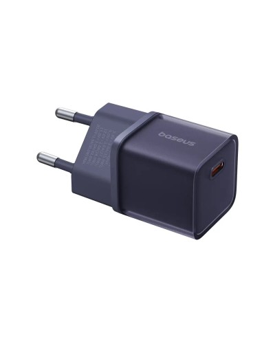 Мережевий зарядний пристрій Baseus  GaN5 Fast Charger(mini) 1C 30W EU Purple (CCGN070705)