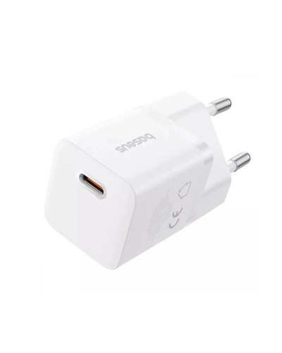 Мережевий зарядний пристрій Baseus  GaN5 Fast Charger (mini) 1C 25W EU Moon White (P10110909213-00)