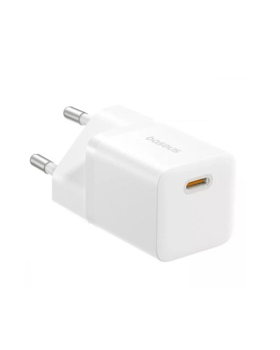 Мережевий зарядний пристрій Baseus  GaN5 Fast Charger (mini) 1C 25W EU Moon White (P10110909213-00)