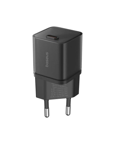 Мережевий зарядний пристрій Baseus  GaN5S Fast Charger 1C 30W EU Cluster Black (P10162504113-00)