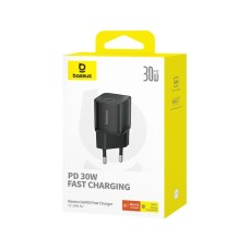 Сетевое зарядное устройство для Baseus GaN5S Fast Charger 1C 30W EU Cluster Black (P10162504113-00)