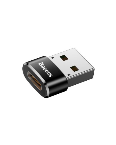 Адаптер Baseus USB Male To Type-C Female Adapter Converter Black (CAAOTG-01)