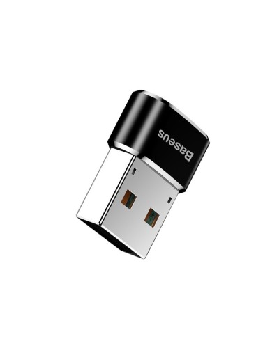 Адаптер Baseus USB Male To Type-C Female Adapter Converter Black (CAAOTG-01)