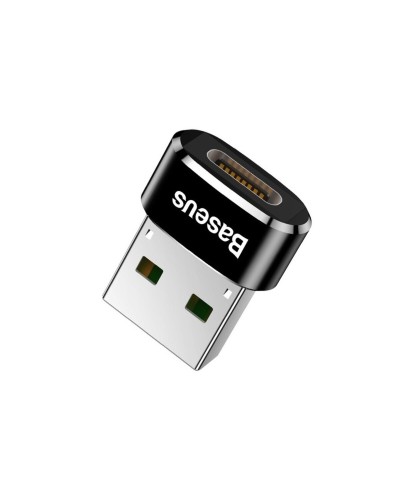 Адаптер Baseus USB Male To Type-C Female Adapter Converter Black (CAAOTG-01)