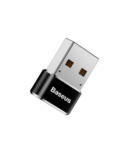 Адаптер Baseus USB Male To Type-C Female Adapter Converter Black (CAAOTG-01)