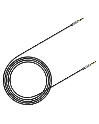 Аудiо-кабель Baseus Yiven Audio Cable M30 1.5M Silver+Black (CAM30-CS1)