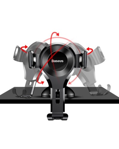 Тримач для мобiльного Baseus Osculum Type Gravity Car Mount Black (SUYL-XP01)