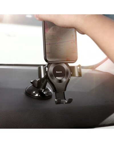 Тримач для мобiльного Baseus Osculum Type Gravity Car Mount Black (SUYL-XP01)