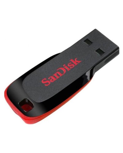 Flash SanDisk USB 2.0 Cruzer Blade 128Gb Black/Red (SDCZ50-128G-B35)