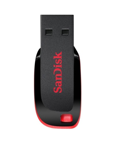 Flash SanDisk USB 2.0 Cruzer Blade 16Gb Black/Red (SDCZ50-016G-B35)