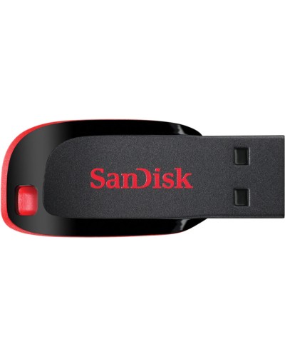 Flash SanDisk USB 2.0 Cruzer Blade 16Gb Black/Red (SDCZ50-016G-B35)