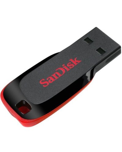 Flash SanDisk USB 2.0 Cruzer Blade 16Gb Black/Red (SDCZ50-016G-B35)