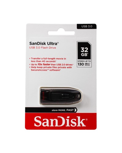 Flash SanDisk USB 3.0 Ultra 32Gb (130Mb/s) (SDCZ48-032G-U46)