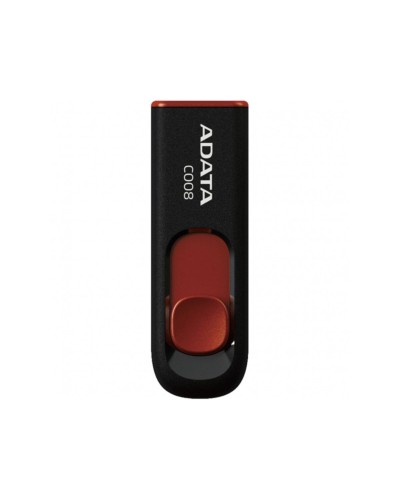 Flash A-DATA USB 2.0 C008 64Gb Black/Red (AC008-64G-RKD)