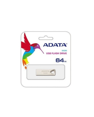 Flash A-DATA USB 2.0 AUV 210 64Gb Golden (AUV210-64G-RGD)