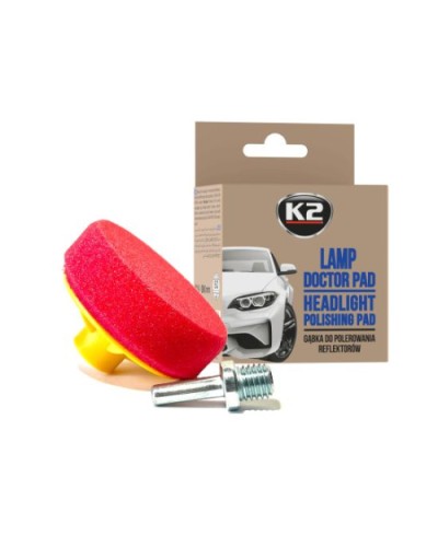 Губка для полировки фар K2 Lamp Doctor Pad 80мм