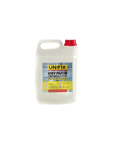 Емульсія гідрофобізуюча 5кг UNIFIX