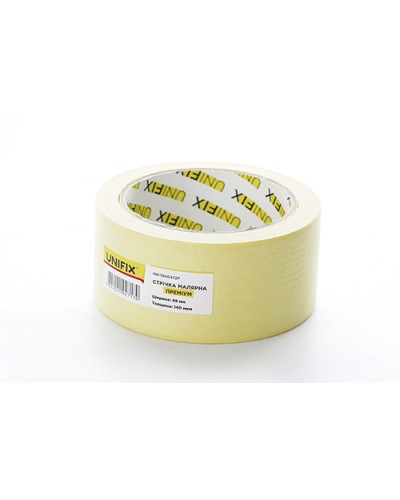 Стрічка клейка малярна MR-7840472P преміум 48мм*40м UNIFIX