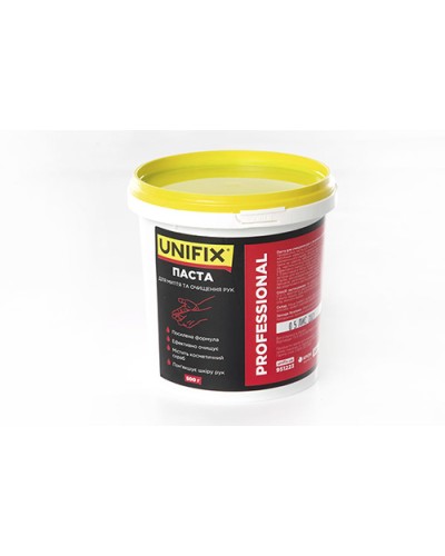 Паста для очищення рук Professional 0,5кг (відерце) UNIFIX