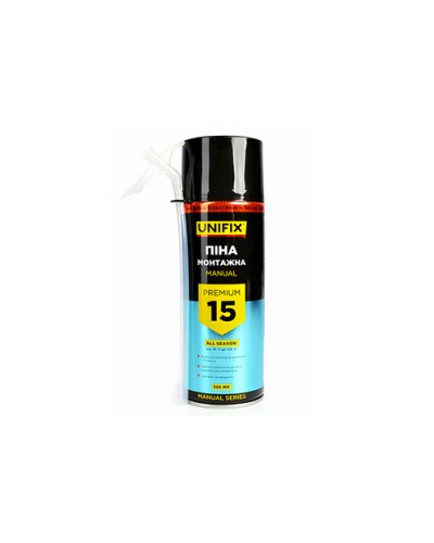 Піна ручна всесезонна 15л UNIFIX 330 мл