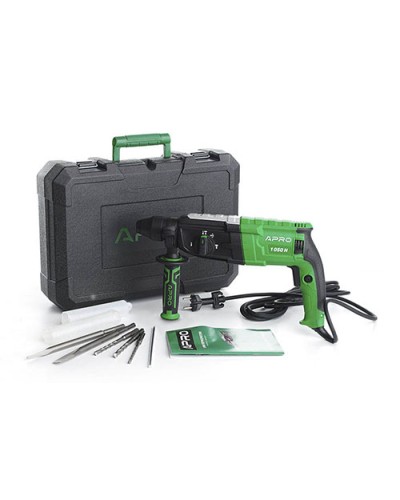 Перфоратор прямий APRO 3,5 Дж, 1050В, SDS+, 1050H, кейс