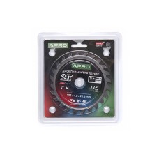 Диск пильний по дереву 125х22.2мм 24Т APRO PRO
