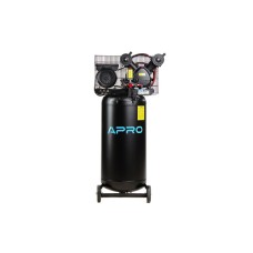 Компрессор двухцилиндровый ременный вертикальный OFBD-100V 8Бар 2.2кВт 402л/мин 100л (2 крана) + Масло 0,5л APRO