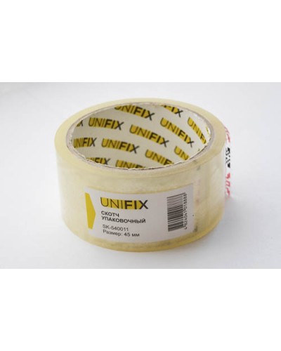 Стрічка клейка пакувальна 38мкм 45мм 100 SK-5400114 UNIFIX