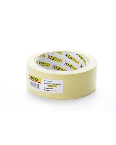 Стрічка клейка малярна MR-7830472P преміум 38мм*40м UNIFIX