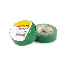 Ізоляційна стрiчка зелена 0.17х18мм 10м (пачка, кратно 10шт) UNIFIX