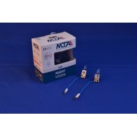 Лампа автомобільна H3 12V 55W PK22S NIGHT VISION +80% (2шт) (ближня/дальня, протитуманна) MTA