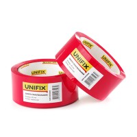 Стрічка клейка пакувальна червона 45мм 200 SKR-5400266 UNIFIX