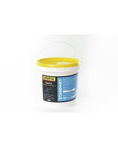 Паста для очищення рук Standart 1кг (відерце) UNIFIX