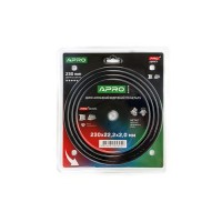 Диск алмазний по металу 230х2.0х22.2мм APRO PRO