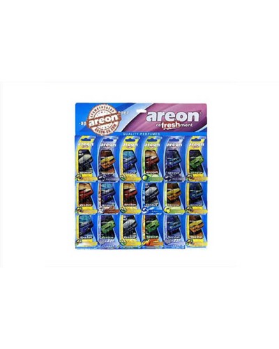 Ароматизатор AREON мікс 8,5мл (планшет 18шт) (підвіска з гелем)