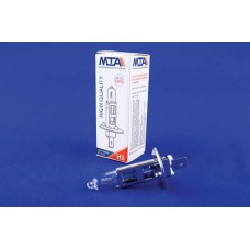 Лампа автомобильная H1 24V 100W P14.5S (ближняя/дальняя, противотуманная) MTA