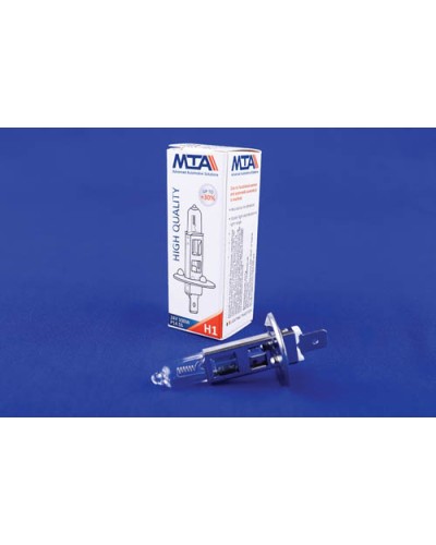 Лампа автомобильная H1 24V 100W P14.5S (ближняя/дальняя, противотуманная) MTA