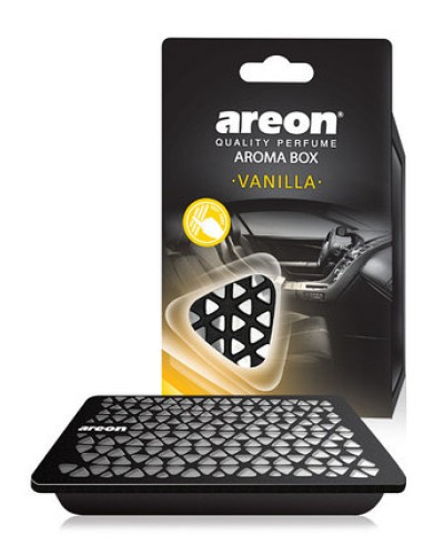 Ароматизатор AREON Aroma Box Ваніль банка (під сидіння)