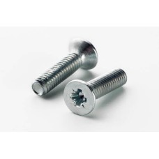Гвинт метричний з потайною головкою М8*70 DIN 965 кл. міц. 4,8 цинк білий (пач 20шт) APRO