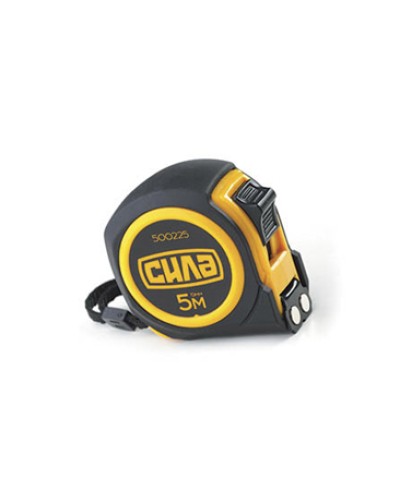 Рулетка обгумована з магнітом 5м*19мм СИЛА