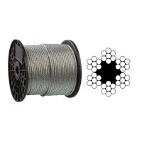 Трос оцинкований 1,5мм DIN 3055 (6x7) бухта 200м APRO
