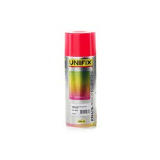 Эмаль акриловая флуоресцентная RAL 3024 Красный 400мл UNIFIX