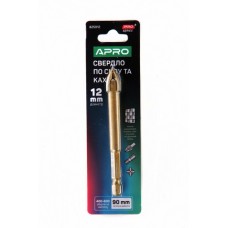 Сверло по стеклу и кафелю 4 грани HEX 12мм PRO APRO