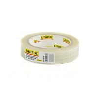 Лента клейкая стекловолоконная 25мм*20м UNIFIX