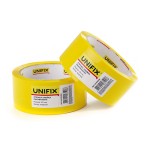 Стрічка клейка пакувальна жовта 45мм 200 SKW-5400266 UNIFIX